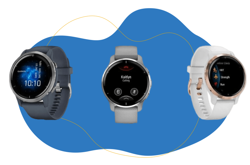 Garmin Venu 2 is shown.